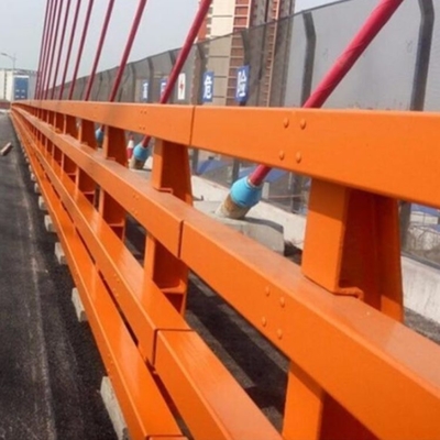 Peinture de revêtement en poudre orange TGIC polyester à pulvérisation électrostatique pour garde-corps de route
