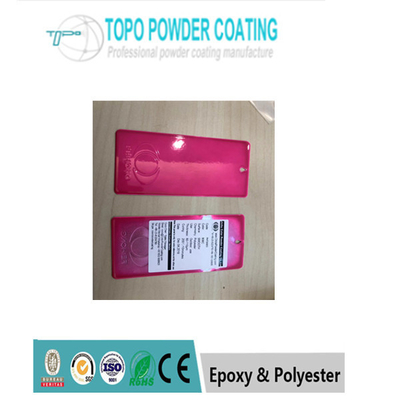 Poudre commerciale de polyester thermodurcissable enduisant la couleur rouge de PANTONG806C