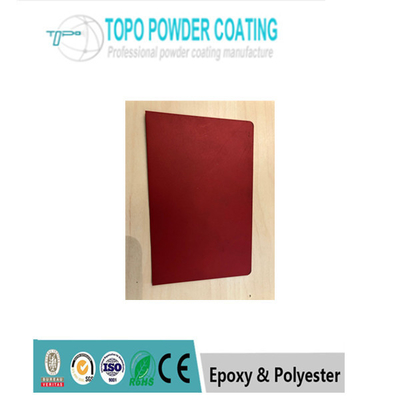 Bas revêtement époxyde électrostatique brillant RAL3011 de poudre de polyester de couleur rouge