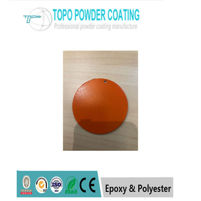 La résine donnent à la couleur une consistance rugueuse orange du revêtement RAL 2009 époxydes purs de poudre