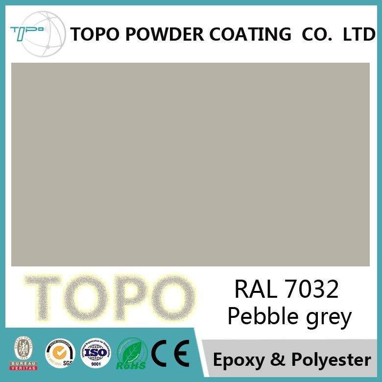Revêtement gris de poudre de Ral 7032 de caillou, peinture de couche de poudre texturisée par polyester
