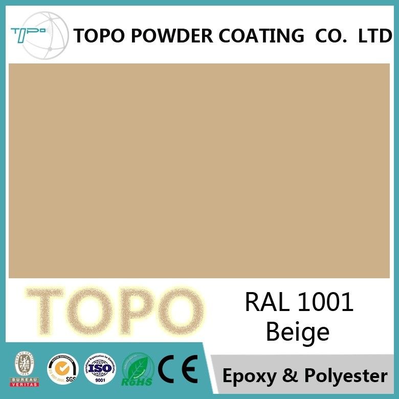Poudre pure extérieure de polyester enduisant l'anti couleur corrosive de beige de Ral 1001