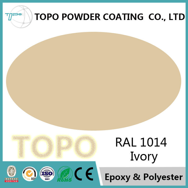 Anti revêtement époxyde corrosif pour la couleur à haute brillance d'ivoire du tuyau d'acier RAL 1014