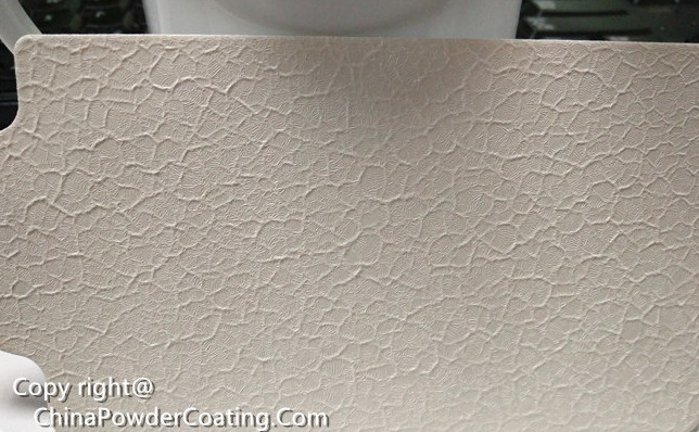 Texture de revêtement de peinture de poudre de crocodile de poudre noire blanche de modèle la grande a structuré
