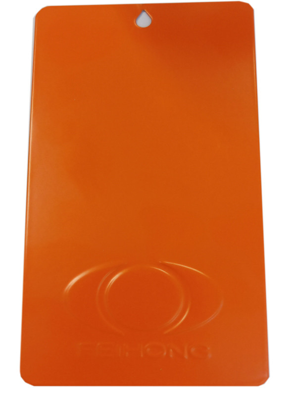 Poudre pure de polyester de canalisation extérieure enduisant l'orange de RAL 2004