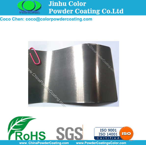 Revêtement métallique argenté Ral 9007 Ral 9006 de poudre de polyester d'étirage