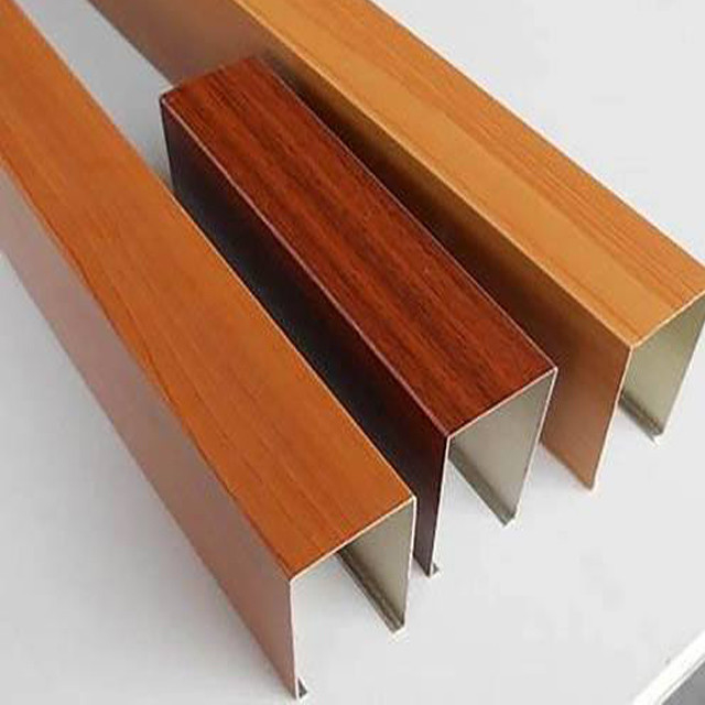 Revêtement bas de poudre de chaleur de sublimation de haute qualité de transfert avec l'effet en bois coloré de grain pour les profils en aluminium